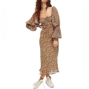 Free People Aglow Midi Dress